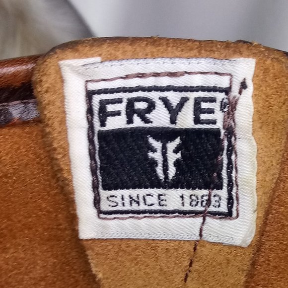 FRYE SMITH ENGINEER BOOTS CARAMEL COLOR - Picture 10 of 12